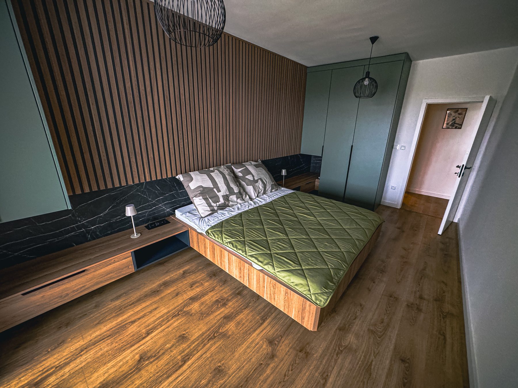 GLEAM Apartments – spálňa v byte