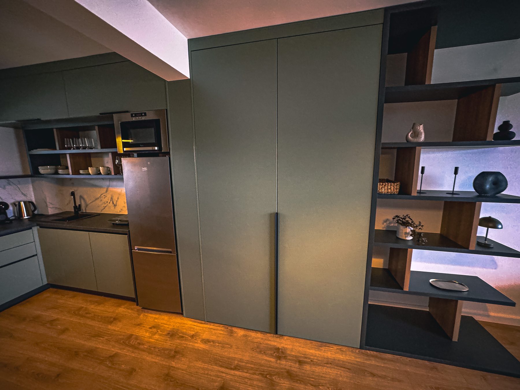 GLEAM Apartments – kuchyňa v byte