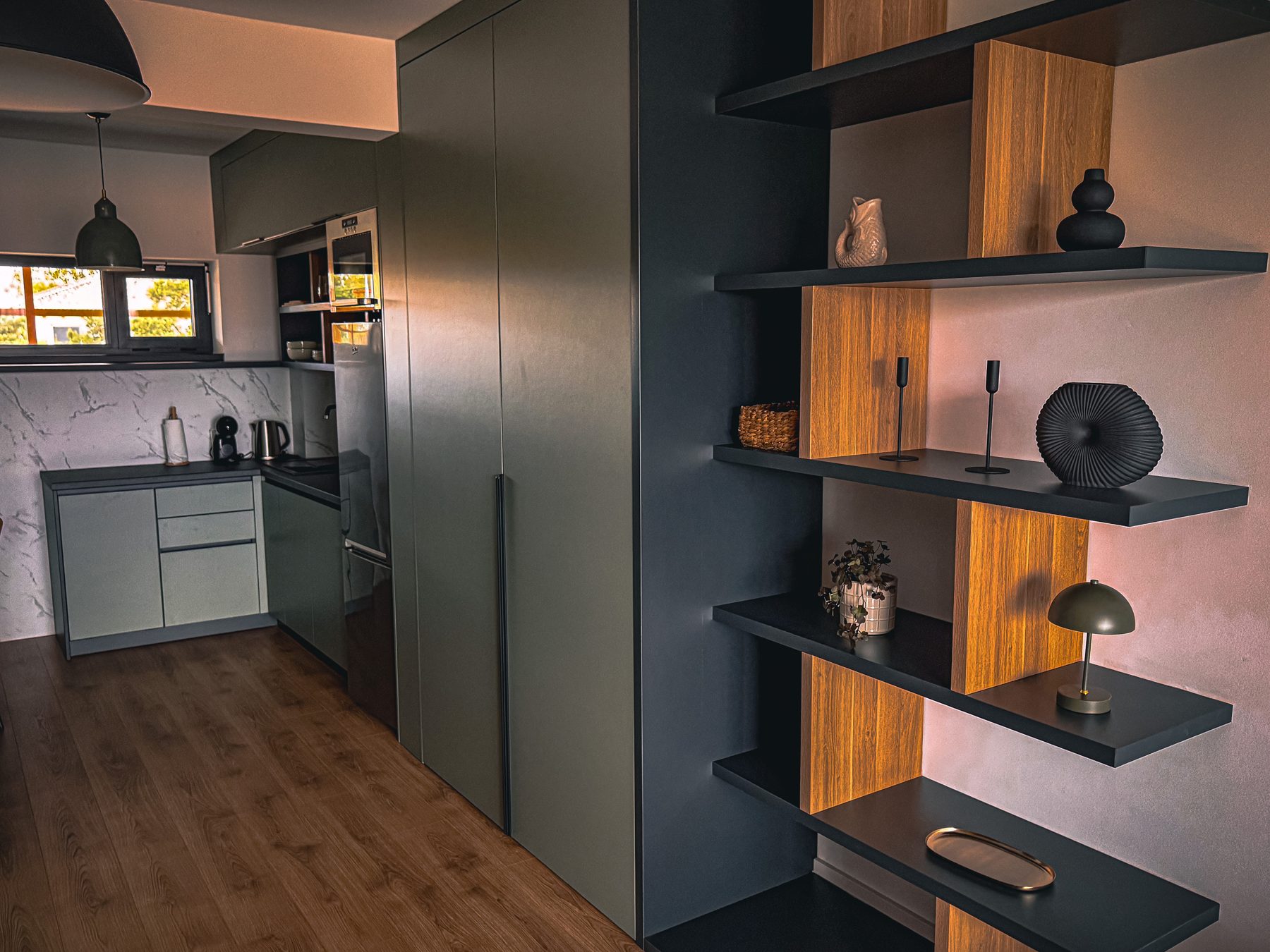 GLEAM Apartments – obývacia časť bytu